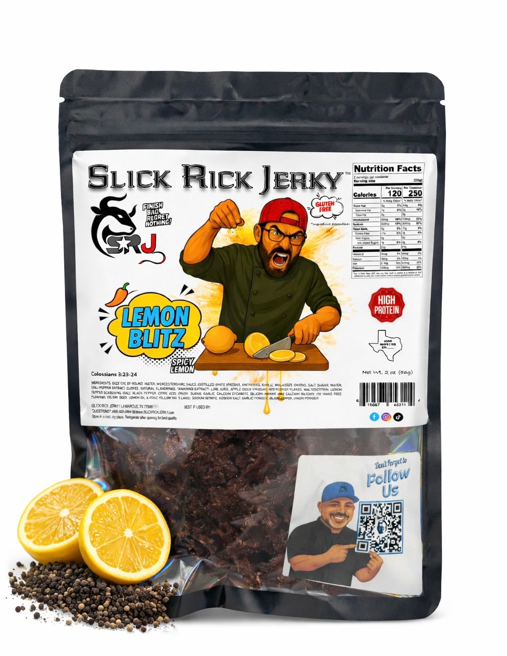 Lemon Blitz / Spicy Lemon Beef Jerky