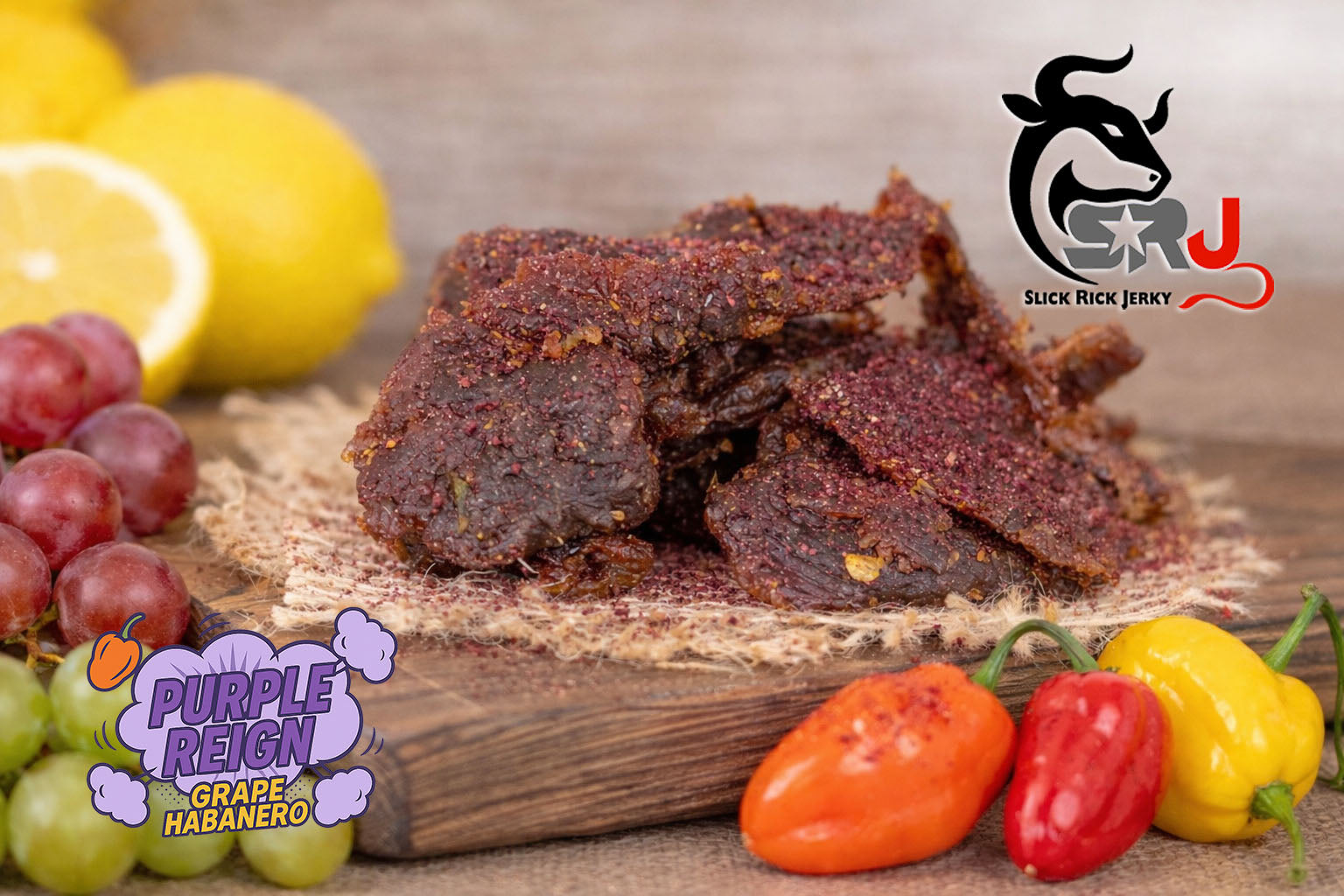 Purple Reign / Grape Habanero Beef Jerky